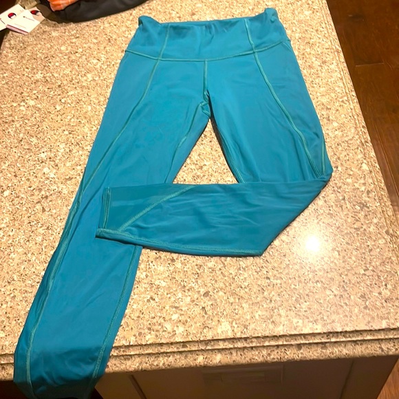 Athleta Other - Athleta Lightning Teal Pocket 7/8 Tight Size S